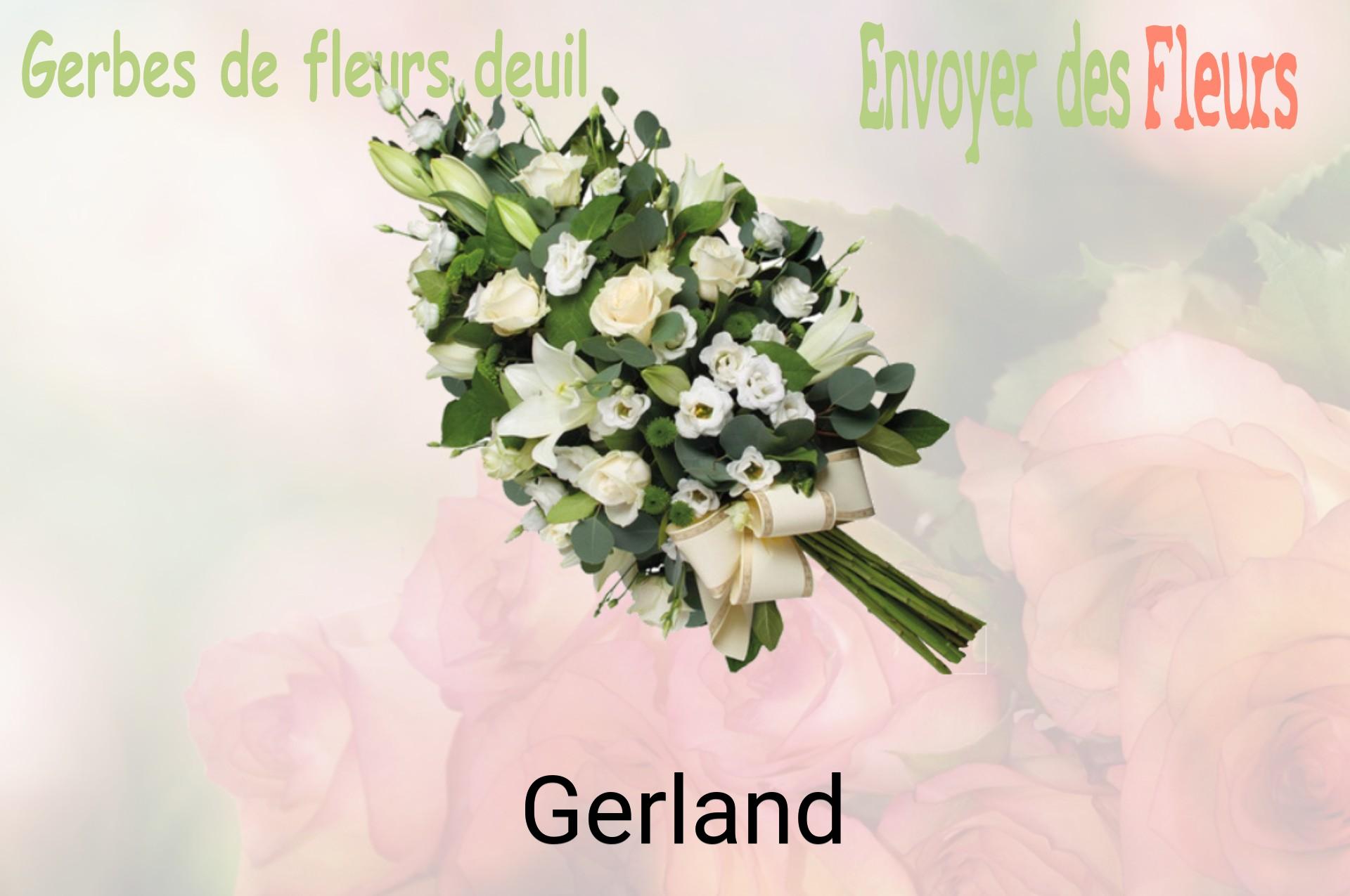 Gerbe de fleurs de deuil livrée à Gerland